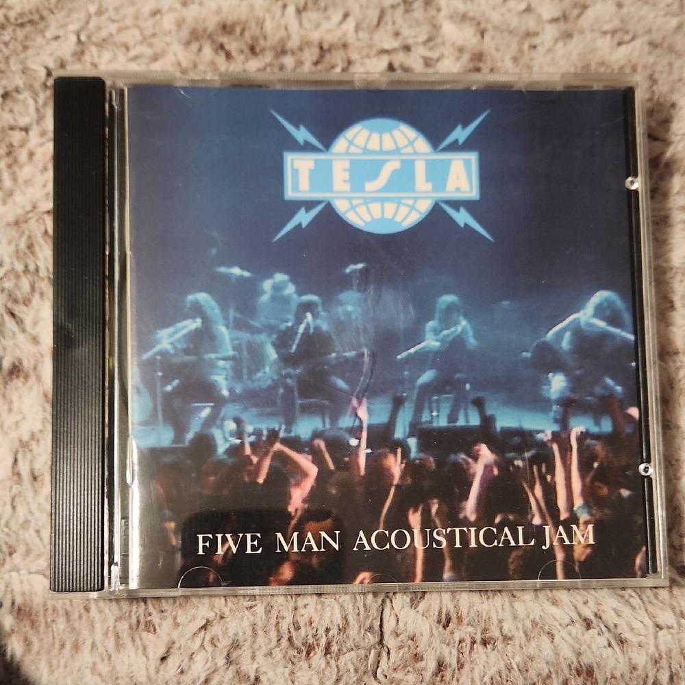 Tesla Five Man Acoustical Jam CD Cover